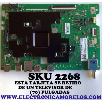 MAIN PARA TV SAMSUNG QLED (70) 4K·UHD·HDR SMART TV / NUMERO DE PARTE BN94-16448D / BN41-02844A / BN97-18505A / BN97-17789A / BN9416448D / PANEL CY-QA070HGSV1H / DISPLAY JE695R3HD7K / BN96-51823A / MODELO QN70Q6DAAFXZA UA02 / QN70Q6DAAVXZA UA02